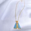 Colar beaded "Nossa Sra das Graças"