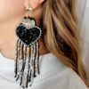 Brinco "Dark Heart"