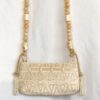 Bolsa "Veludo Brocado Off White"