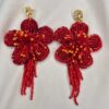 Brinco "Orquídea Vermelho" - Image 2